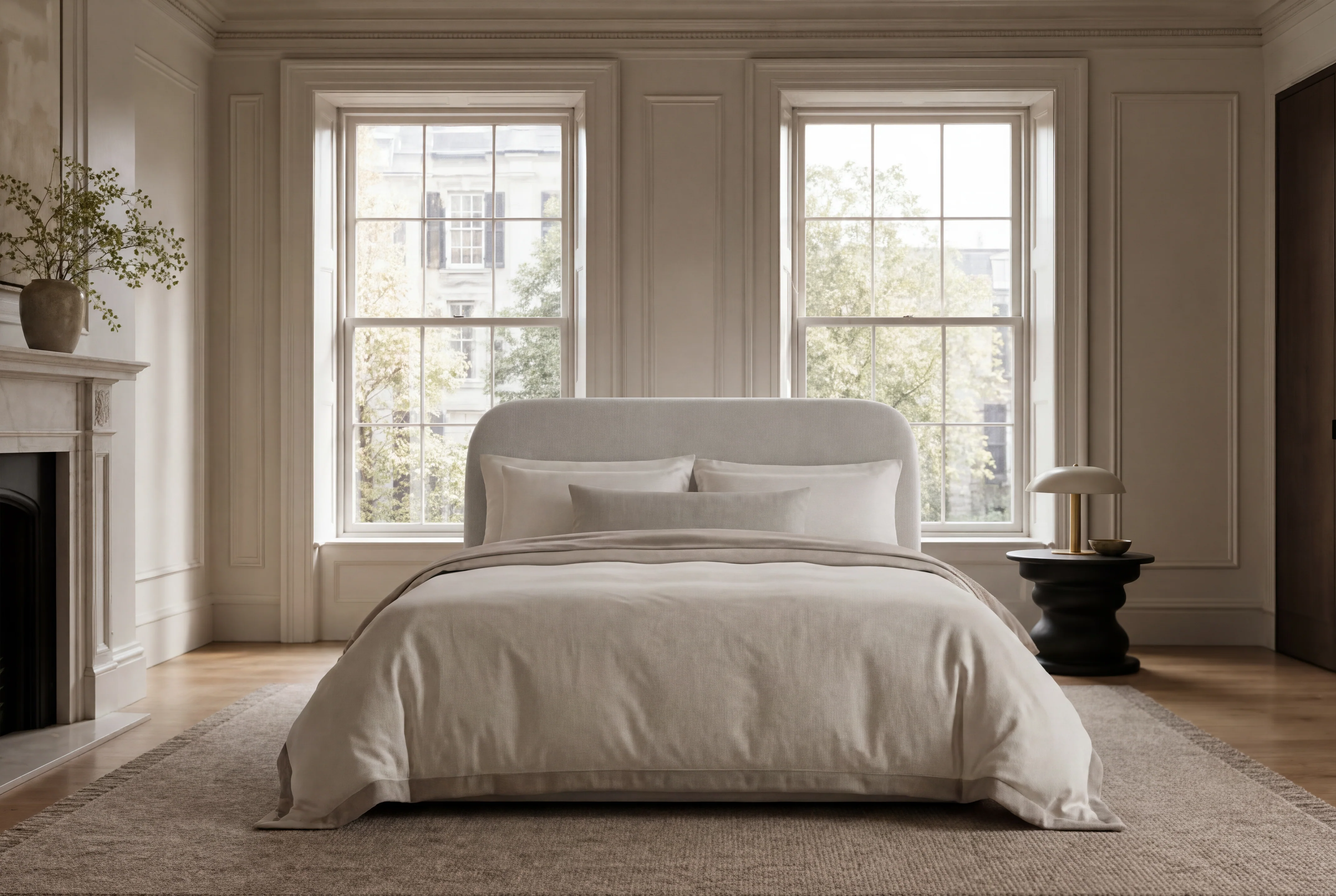 Ascot 6'0 Super King Bed frame Aston Natural Quick Ship