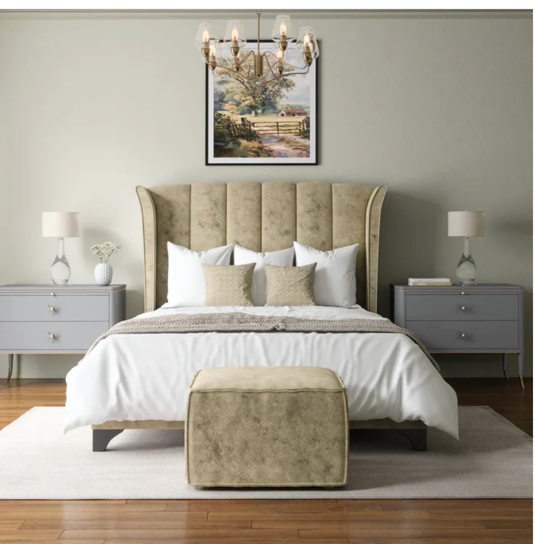 Princess King & Super King Bed frame Marble Sand Quick Ship